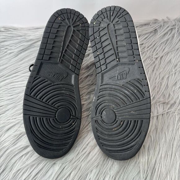 Nike Air Jordan 1 Low Black Medium Grey Size 7.5 - Picture 10 of 16